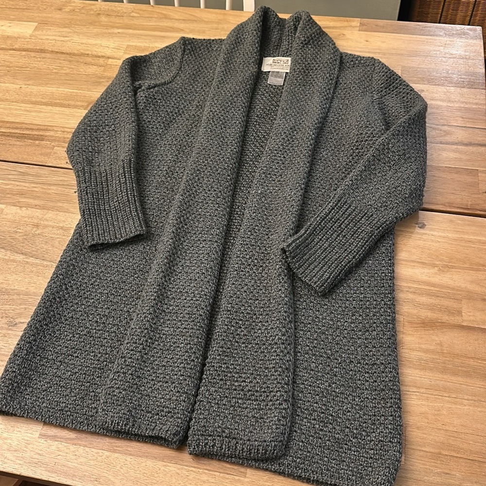 ARAN SWEATER MARKET WOOL CARDIGAN - Picture 5 of 7